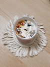 Bohemian Macrame Candle Coaster