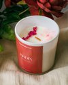 Jardin Candle Nine Wicker Ave with Rose Quartz
